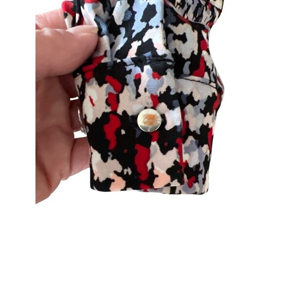 Cato Multicolor Print Long Sleeve V-Neck Tunic Top-Size 26/28 - Picture 3 of 3